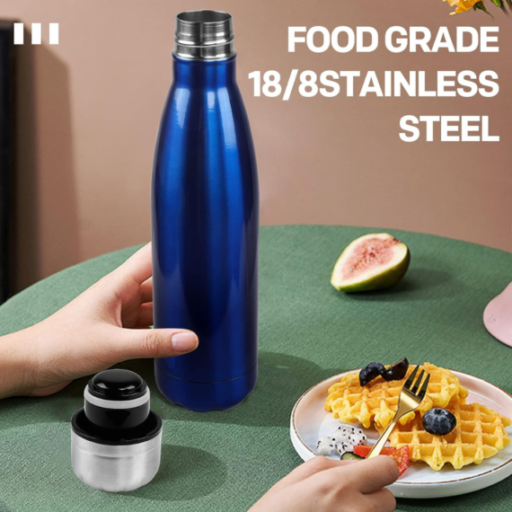 Double stainless steel vacuum cup bottle 500ml/17oz