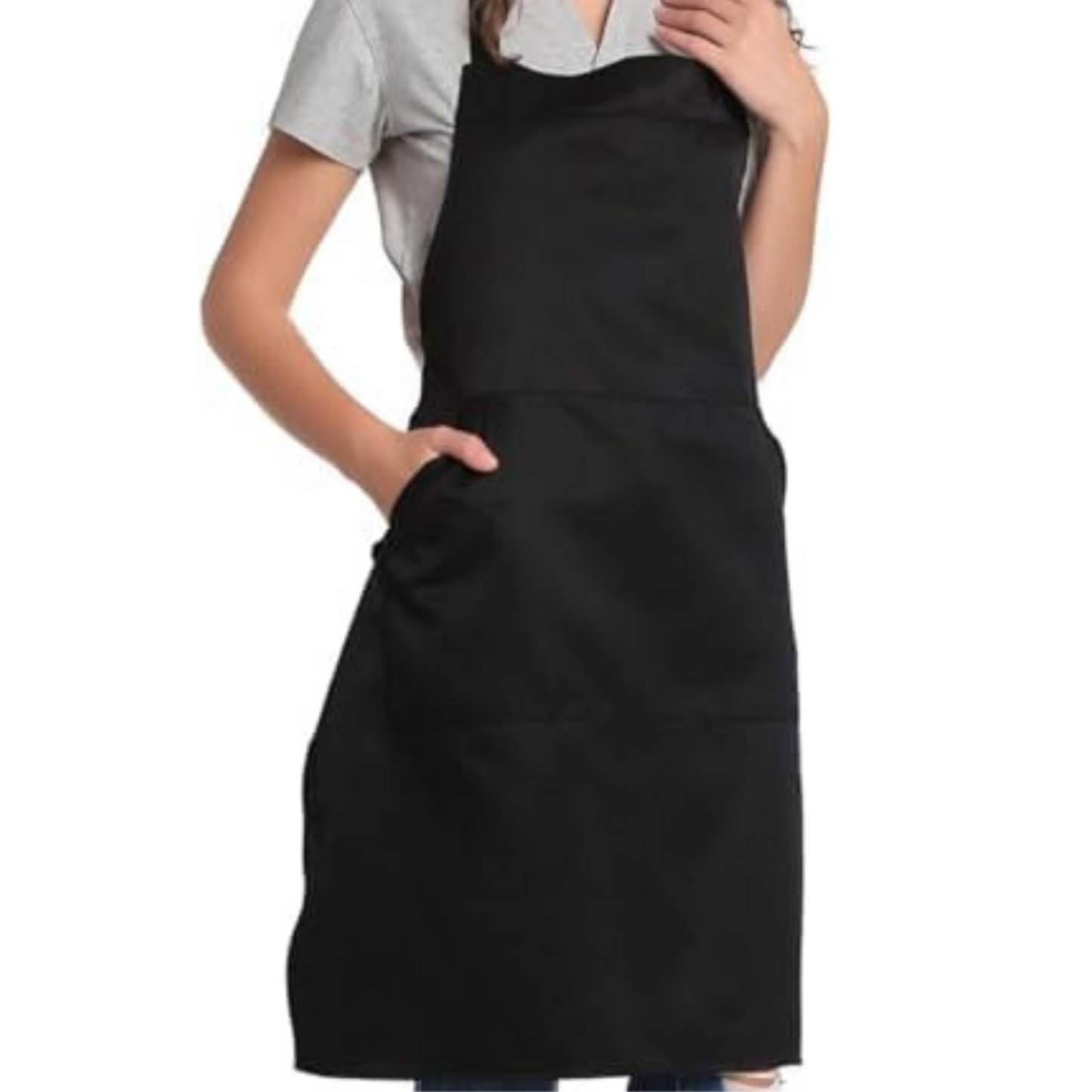 Bib Unisex Aprons with two pockets