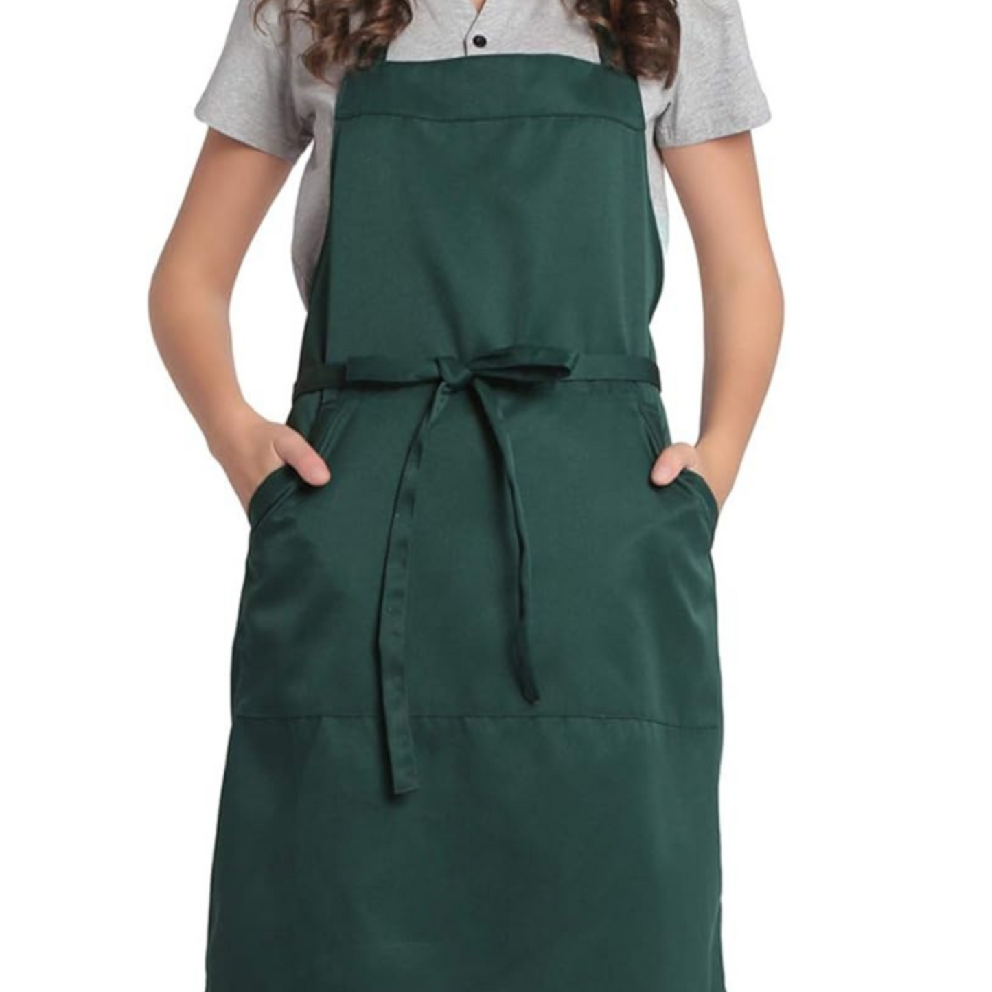 Bib Unisex Aprons with two pockets