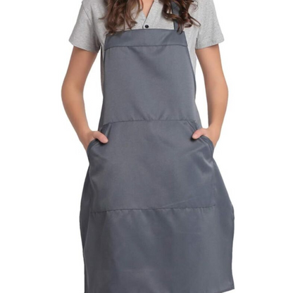 Bib Unisex Aprons with two pockets