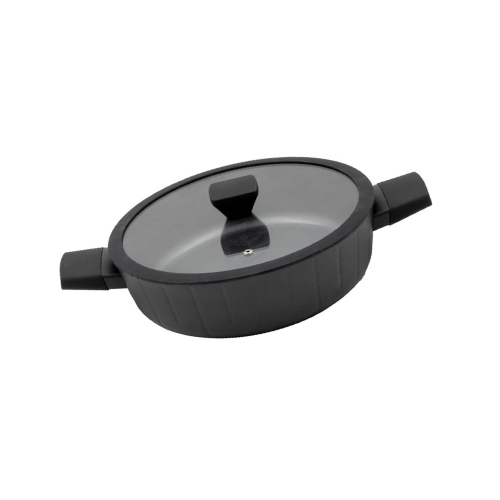 Blackmoor Neuvo 24cm,28cm,30cm Non-Stick Stock Pan with Lid & soft touch handles/ Induction, Electric, Gas Hobs