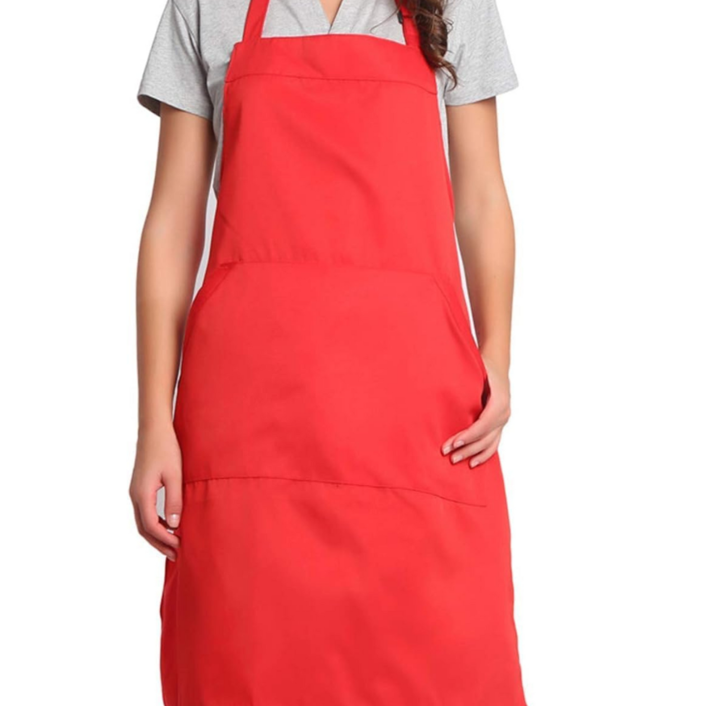 Bib Unisex Aprons with two pockets