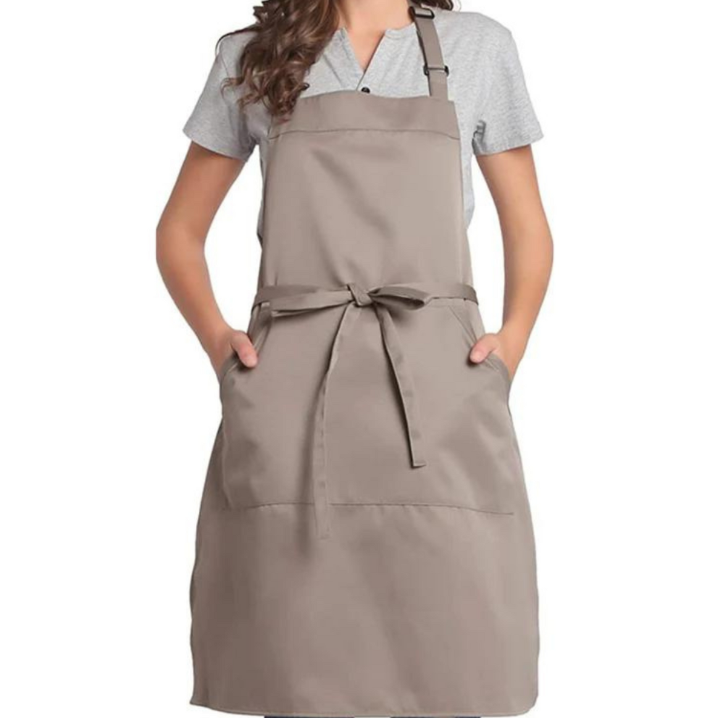 Bib Unisex Aprons with two pockets