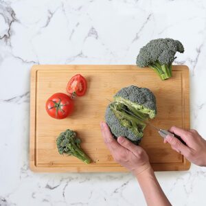 Wooden chopping board set of 3 rectangular boards