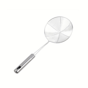 Stainless steel spider strainer skimmer spoon with long handle