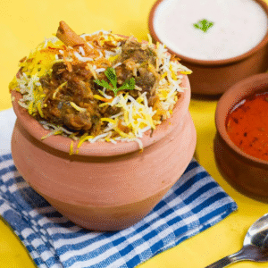 Clay handi pot 800ml earthen matka with lid