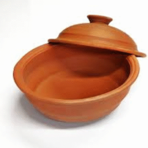 Earthen clay handi pots with lid for biryani
