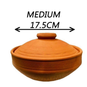 Earthen clay handi pots with lid for biryani