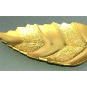Gold leaf serving tray 45cm display platter