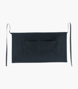 Short waist pocket aprons with front pockets