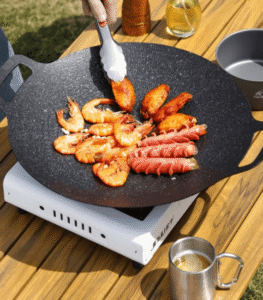 Round baking pan 36cm non-stick grilling tray
