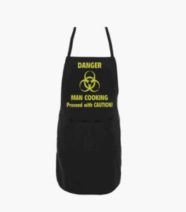 Danger Man Cooking chef apron with two pockets