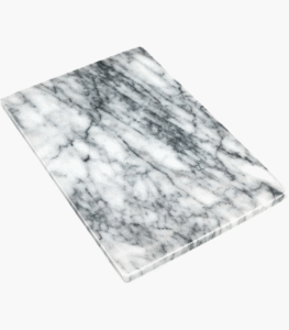 Large marble cutting board 45cm with non-slip feet