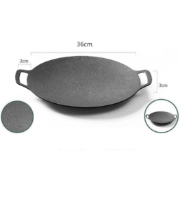 Round baking pan 36cm non-stick grilling tray
