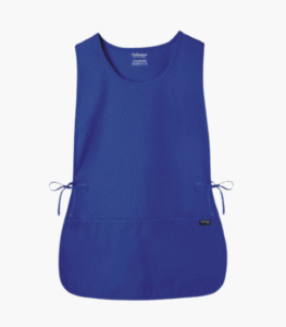 Royal blue cobbler apron with deep front pockets