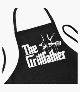 Grillfather chef apron with two pockets