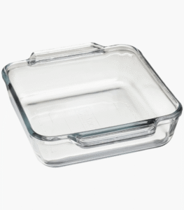 Square glass baking dish 500ml oven safe
