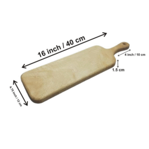 Set of 3 wooden chopping and serving boards with hanging holes