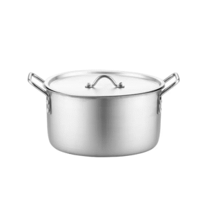 7 piece aluminium cookware casserole and stockpot set