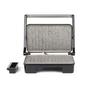750W electric marble effect health grill and panini press