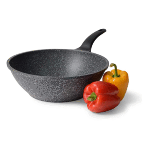 30 cm granite stone non-stick wok pan
