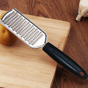 Stainless steel hand held cheese, ginger and chocolate grater