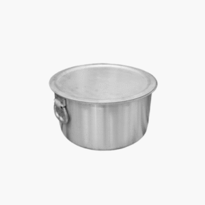 55 litre large aluminium casserole pot with lid