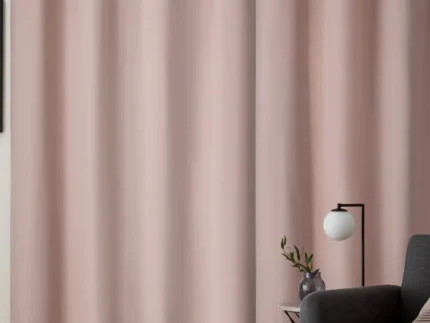 Dusky Pink Blackout Curtains