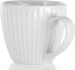 Coffee Plisse Cup and Saucer