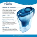 BILMA Alkaline Water Filter Pitcher Jug 3.8L
