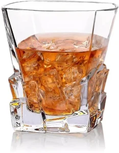 Set of 6 Ice Berg heavy bottom tumbler glasses 280ml