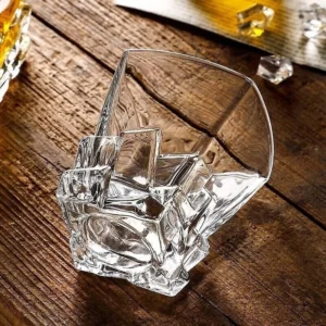 Set of 6 Ice Berg heavy bottom tumbler glasses 280ml