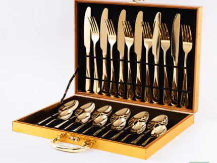 Gold Plated Cutlery Set