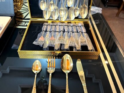 Gold Plated Cutlery Set