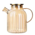 Amber Glass Tea Set