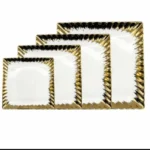 Gold Rim Ceramic Dining Set