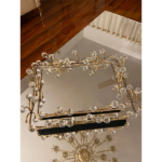 Gold Toned Mirrored Serving Tray