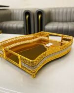 Gold Mirrored Serving Trays