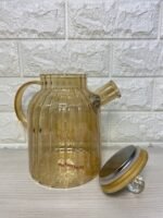 Amber Glass Tea Set