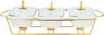 3-section serving dish