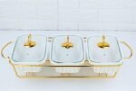 3-section serving dish