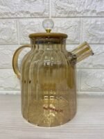 Amber Glass Tea Set