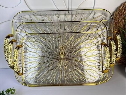 Rectangular Plastic Serving Tray