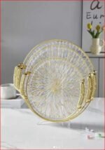 Elegant 3 Piece Serving Tray Set