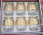 Amigo Gold Plated Crystal Glasses