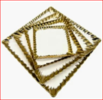 Gold Rim Ceramic Dining Set