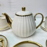 Luxury White Ceramic Tea Set