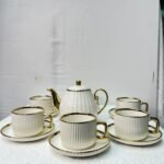 Luxury White Ceramic Tea Set