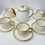 Luxury White Ceramic Tea Set