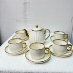 Luxury White Ceramic Tea Set